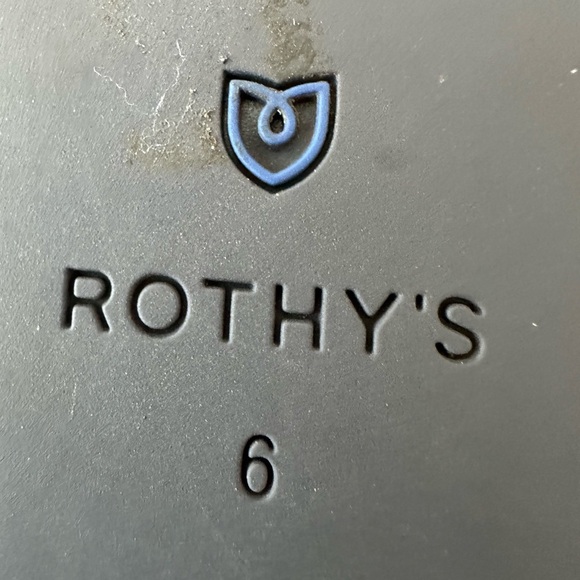 Rothy's The Square Black and Brown Leopard Print Flats Size 6 - Picture 10 of 10